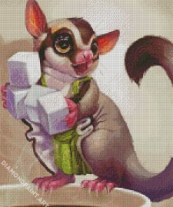 Cute Sugar Glider Art Diamond Painting