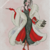 Dalmatians Cruella De Vil Diamond Painting