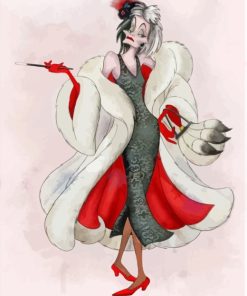 Dalmatians Cruella De Vil Diamond Painting