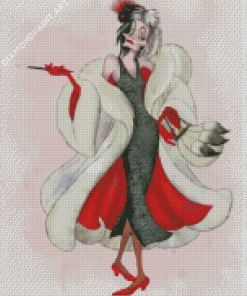 Dalmatians Cruella De Vil Diamond Painting