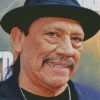 Danny Trejo Wearing Hat Diamond Painting