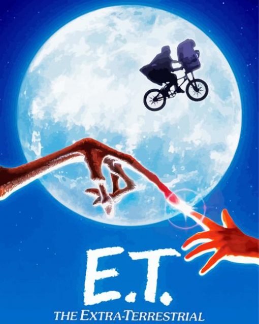 ET The Extra Terrestrial Movies Diamond Painting