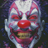 Evil Clown Smiling Diamond Painting