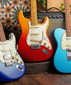 Fender Guitars Diamond Painting