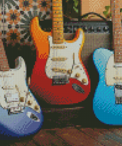 Fender Guitars Diamond Painting