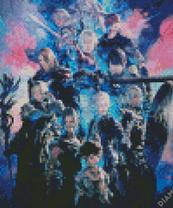 Final Fantasy XiV Game Poster Diamond Painting