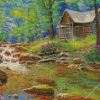 Fishing Cabin Diamond Painting