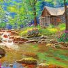 Fishing Cabin Diamond Painting