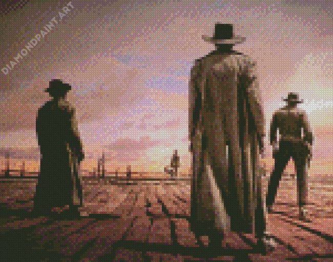 Fistful Of Dollars Characters Art Diamond Painting