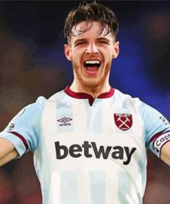 Football Player Declan Rice Diamond Painting