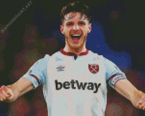 Football Player Declan Rice Diamond Painting