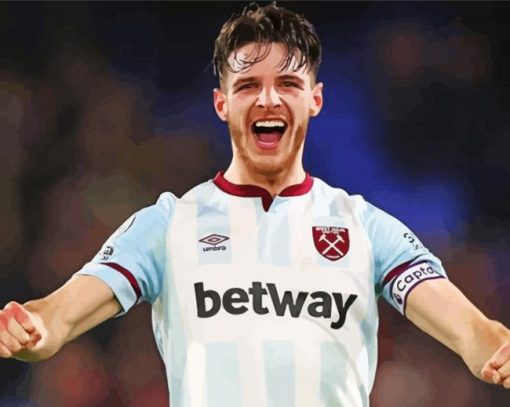 Football Player Declan Rice Diamond Painting