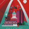 Gateway Arch St Louis Poster Diamond Painting