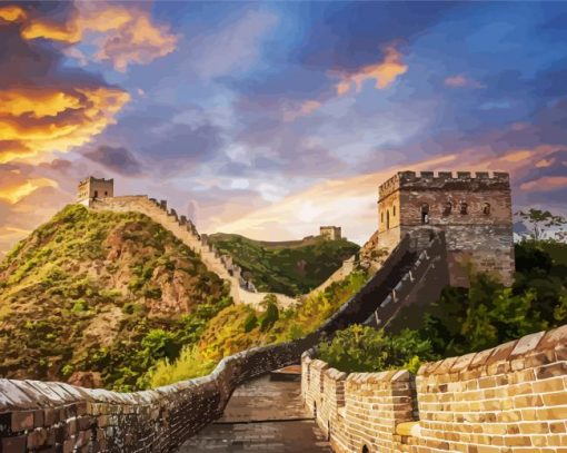 Great Wall Of China Art Diamond Painting