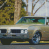 Green 1969 Oldsmobile Diamond Painting