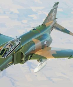 Green McDonnell Douglas F 4 Phantom II Diamond Painting