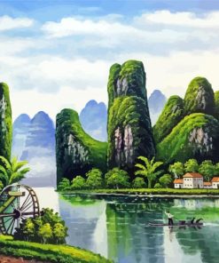 Guilin Landscape Art Diamond Painting