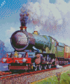 Gwr Steam Train Diamond Painting