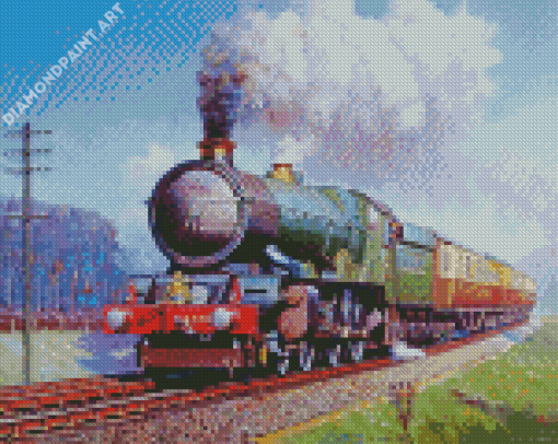 Gwr Steam Train Diamond Painting