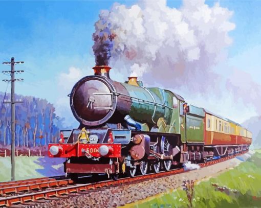 Gwr Steam Train Diamond Painting