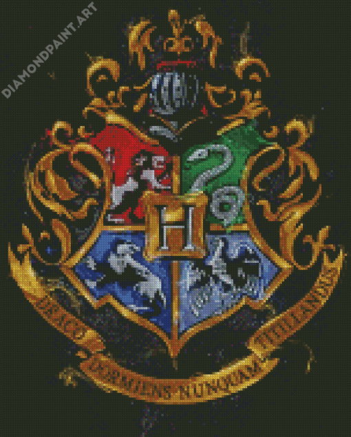 Hogwarts Crest Diamond Painting