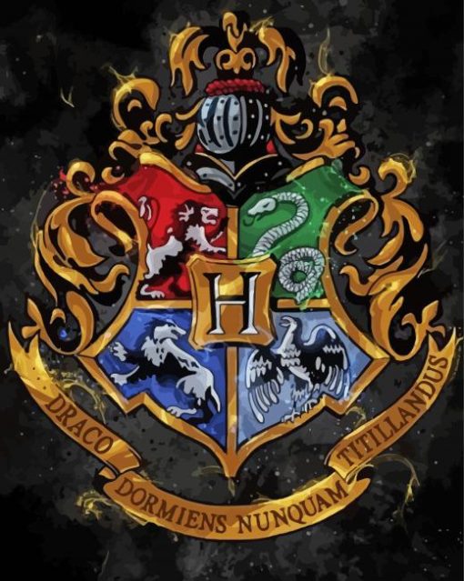 Hogwarts Crest Diamond Painting