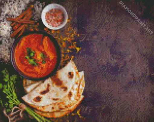 Indian Food Diamond Painting