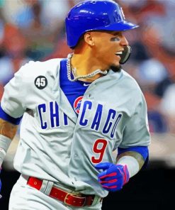 Javier Baez Chicago Cubs Player Art Diamond Painting