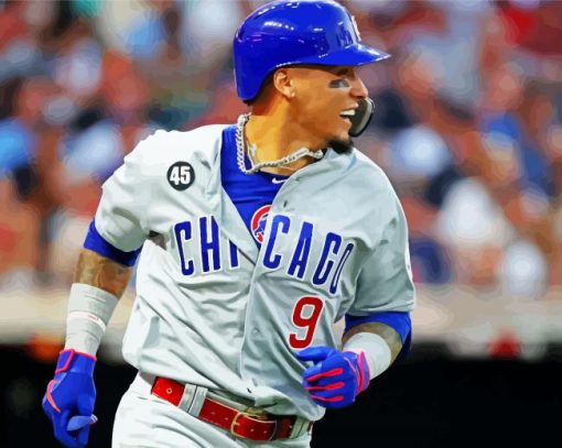 Javier Baez Chicago Cubs Player Art Diamond Painting