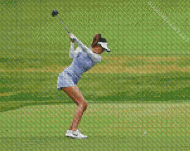 Ladies Golf Sport Diamond Painting