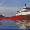 Lake Freighter Edmund Fitzgerald Diamond Painting