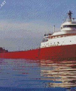 Lake Freighter Edmund Fitzgerald Diamond Painting