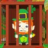 Leprechaun In A Trap Diamond Painting