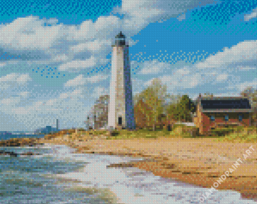 Lighthouse Point Park New Haven Diamond Painting