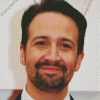 Lin Manuel Miranda Smiling Diamond Painting