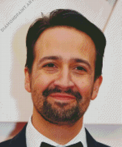 Lin Manuel Miranda Smiling Diamond Painting