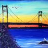 Mackinac Bridge Art Diamond Painting