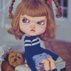 Mad Big Eyes Doll Diamond Painting