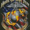 Marine Corps Logo Art Diamond Painting