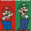 Mario And Lugi Illustration Diamond Painting