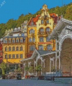 Market Colonnade In Karlovy Vary Diamond Painting