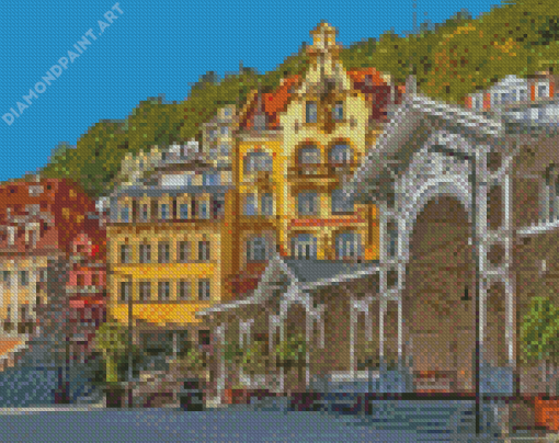 Market Colonnade In Karlovy Vary Diamond Painting