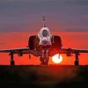 McDonnell Douglas F 4 Phantom II At Sunset Diamond Painting