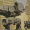 Mechwarrior Video Game Serie Diamond Painting