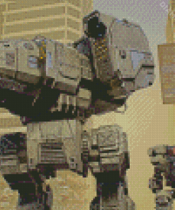 Mechwarrior Video Game Serie Diamond Painting