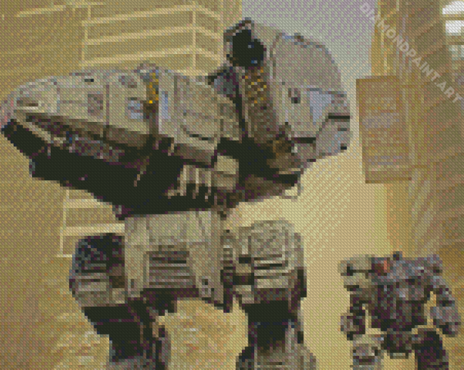 Mechwarrior Video Game Serie Diamond Painting