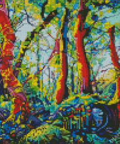 Midsummer Forest Diamond Painting