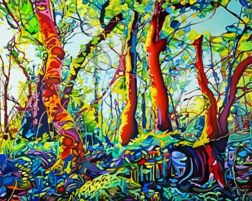 Midsummer Forest Diamond Painting