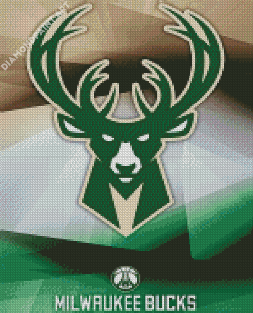 Milwaukee Bucks Logo Diamond Painting