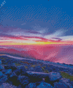 Mt Washington Sunset Diamond Painting